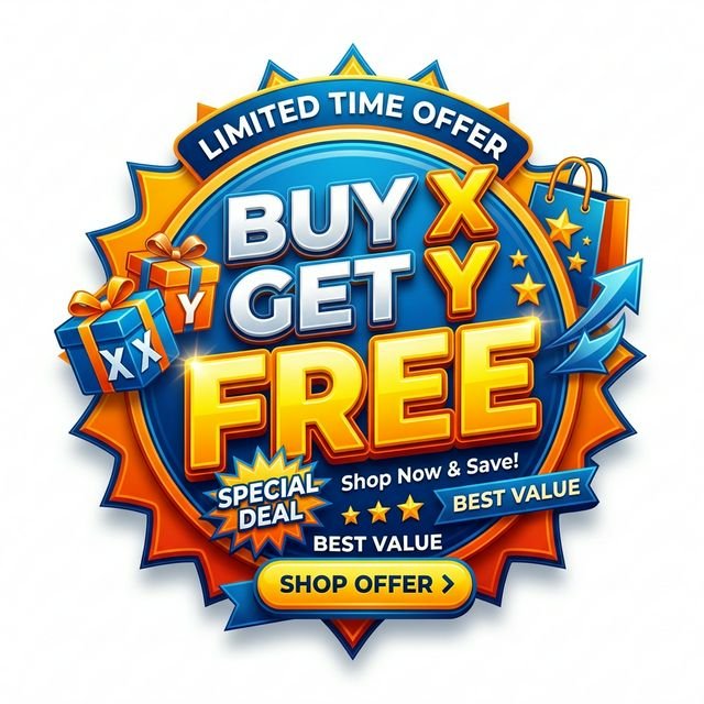 Buy 1 Get 2 Free